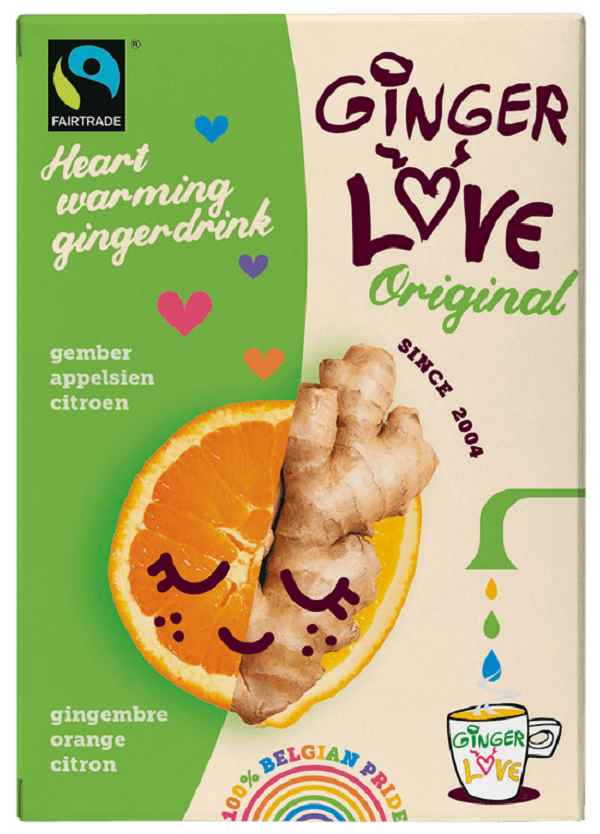 LFC Gingerlove original bio 4x14g zakjes +25% gratis